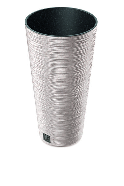 Prosperplast Λεπτή ξύλινη γλάστρα Furu Λευκή, 15,5L, 250mm x 480mm