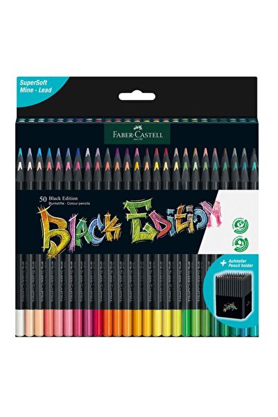 Faber Castell Faber-Castell Kuru Boya Kalemi Black Edition 50 Renk 5171 116450