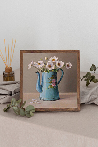 Dekorsiahome Τετράγωνος πίνακας με ξύλινο πλαίσιο TK3504