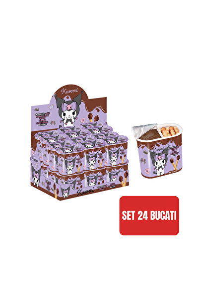 kuromi SET 24 BUCĂȚI - Cremă de cacao și alune cu grissini Stick ’n Go, 50 g