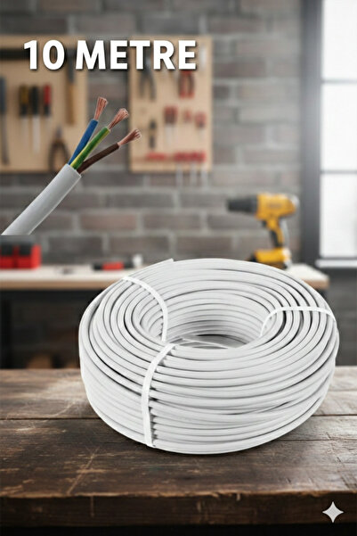 cesaa elektirik SURTEL KABLO Has NYM Antigon Bakır Enerji Kablosu 3x2,5 10 Me...