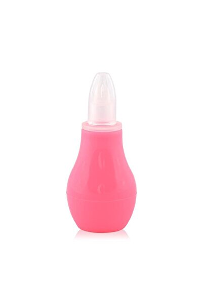 LORELLİ Nasal Aspirator 0m+ with Protective Cap, Soft Silicone Tip, Blush Pink