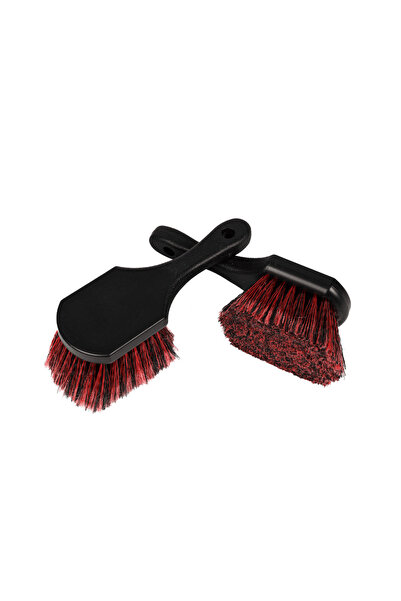 NEWMİX Red Speckled Tire & Rim Cleaning Brush