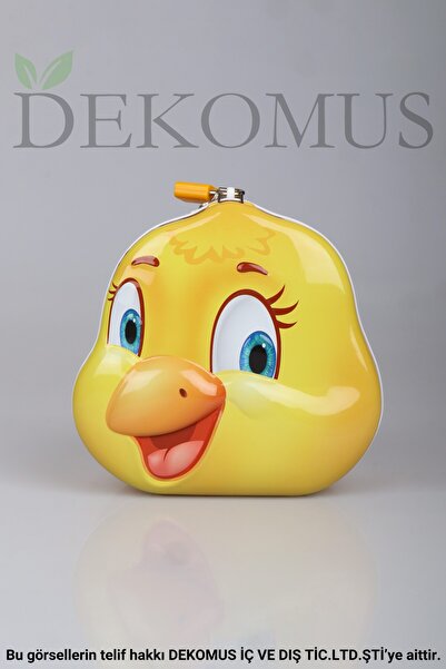 DEKOMUS SPECIJALNI DIZAJN "ŽUTI KANARI" ZAKLJUČANA KASICA PRASICA 1907