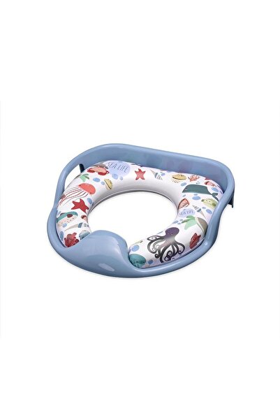 LORELLİ Reductor de capac de toaletă moale cu mânere, potrivire universală, p...