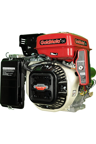 gold moto GoldMoto 15 Hp Marşlı Krank Mili Konik Uzun Benzinli Motor GM440JEU