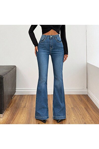 connemara Pantaloni de damă cu talie înaltă, stil spaniol, tip flared — Croia...