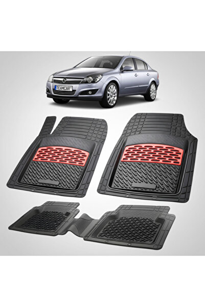 TEAMCAR Συμβατά πατάκια δαπέδου Opel Astra H Sedan 2004-2014 | Κόκκινο
