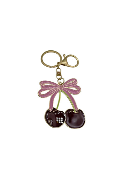 Flying Tiger Copenhagen Kiraz Detaylı Metal Anahtarlık