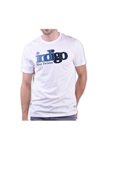 Jack & Jones White T-Shirt with Print, Slim Fit, Size L