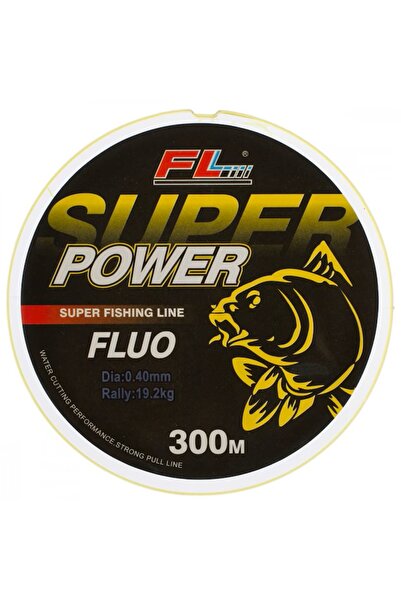 FL Monofilament galben FLUO SUPER POWER 300m 0.40mm, 19.2kg