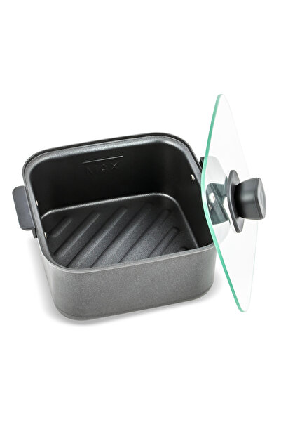 Zass Friteuza cu aer cald ZAF 12, 1500W, vas de sticla 4L, functie grill, set inclus