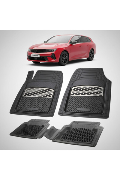 TEAMCAR Συμβατά πατάκια δαπέδου Opel Astra L Combi 2021-σήμερα | Ασημί