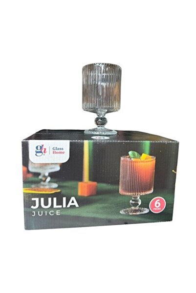 Gold Julia Set of 6 Glass Stemware