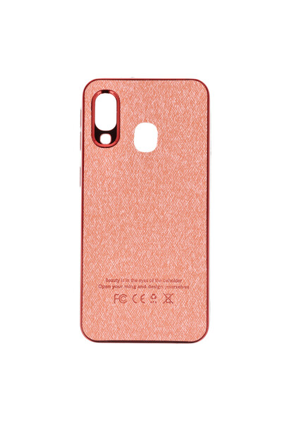 SEP Husa TPU Leather Denim Samsung Galaxy A40 Roz