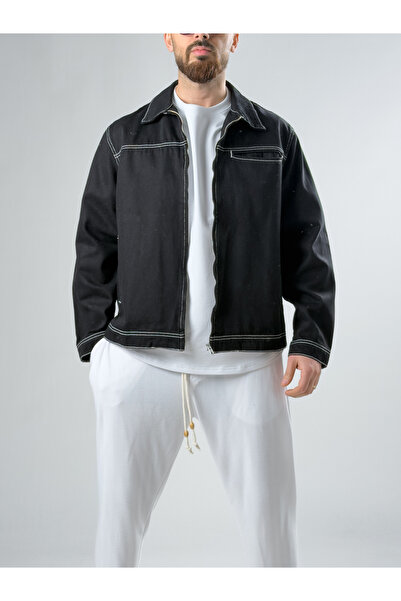 COCOPELLI Ανδρικό μπουφάν εξαιρετικής ποιότητας με λεπτομέρεια μαύρης ραφής C...