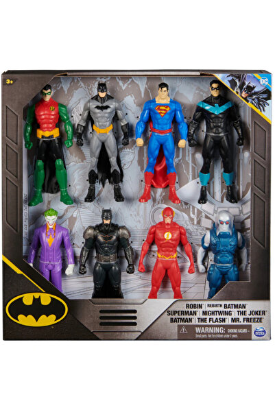 Spinmaster Батман, пакет от 8 фигурки, 15 см (6068211)