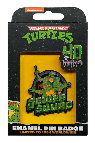 NİCKELODEON Insignă cu broșă Ediție Limitată Teenage Mutant Ninja Turtles pen...