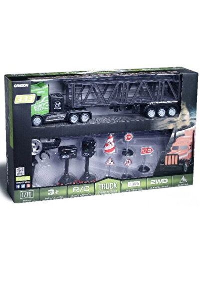 Crazon Camion radiocomandat cu cuier și indicatoare 1:16 2.4GHz, verde (534662)