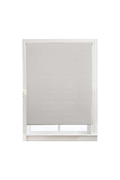 micasa Rectangular Shaped Jacquard Window Roller Blinds Light Grey 180 X 240 Cm