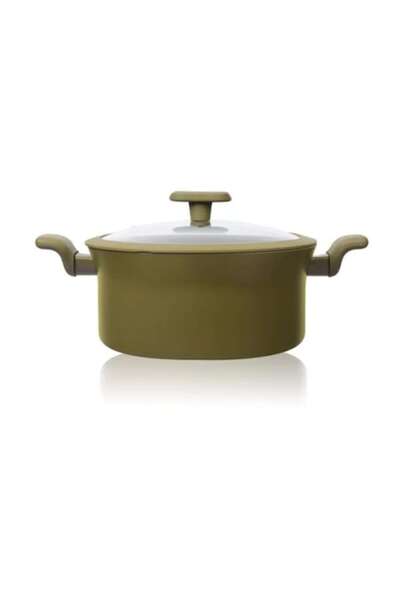 GRÜNBERG Grunberg Aluminum Pot with Lid and Rubber Handle