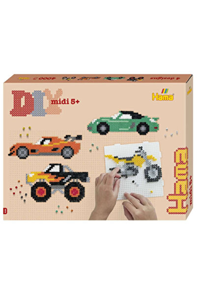 Hama Mașinuțe Midi în cutie cadou (383162)