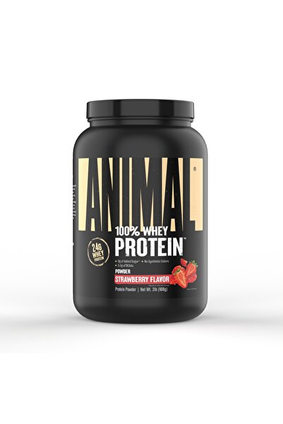 Universal بروتين واي 100% من أنيمال بنكهة الفراولة 908 جرام