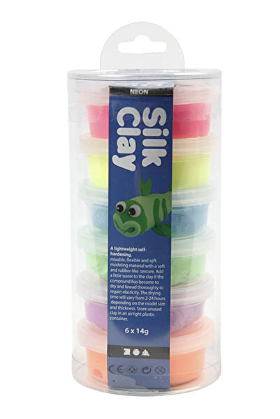 Creativ Company Set Plastilina Mătase Clay Neon (79140)