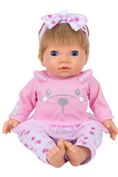 TinyTreasure TINY TREASURES Păr blond roz iepuraș bebeluș (30542)