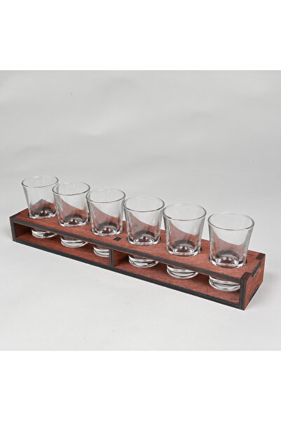 LimArt 6 brandy glass holder 30x6 cm - 6x30 ml