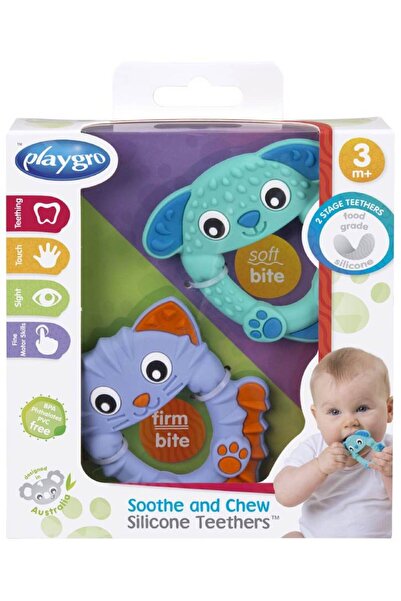 Playgro Οδοντοφυΐα Σιλικόνης Soothe & Chew (10188759)