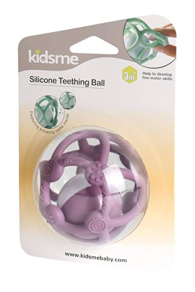 Kidsme Silicone Teething Ball Plum (KIDS9672PL)