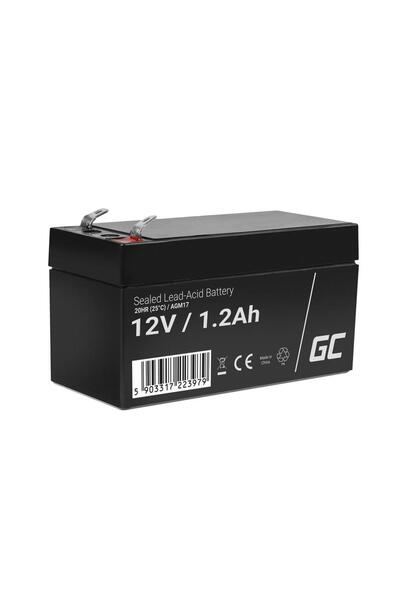 Green Μπαταρία μολύβδου-οξέος AGM VRLA 12V 1.2Ah, χωρίς συντήρηση - Κελί