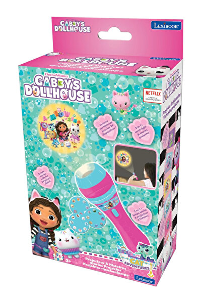 LEXIBOOK Проектор и фенерче за куклената къща на Габи (LTC050GDH)