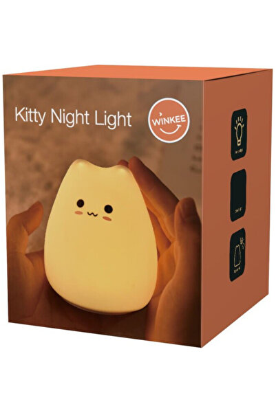 Winkee Настолна лампа Нощна лампа Коте