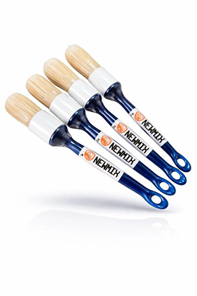NEWMİX Set de 4 perii cu peri pentru detailing auto