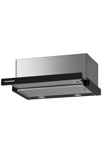 Heinner Built-in telescopic hood HTCH-F660GBK 611 m3/h LED 59.5cm black glass