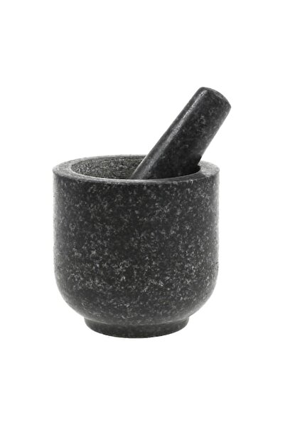 Kinghoff Mortar cu pistil, 12x12x15,5 cm Negru,