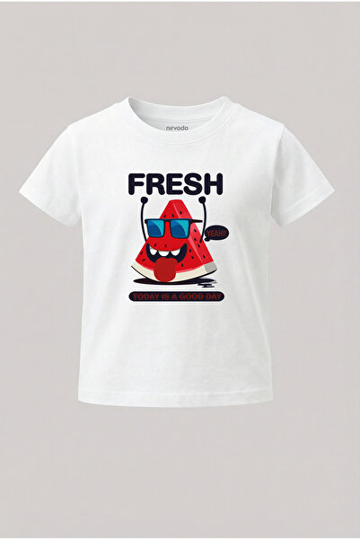 nirvoda Tricou pentru copii Tricou pentru copii cu imprimeu pepene verde proa...