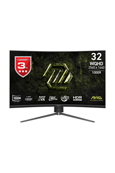 MSI 31.5" MAG 325CQPF E18 2560x1440 (WQHD) CURVE RAPID VA 180HZ 0.5MS ADAPTIV...