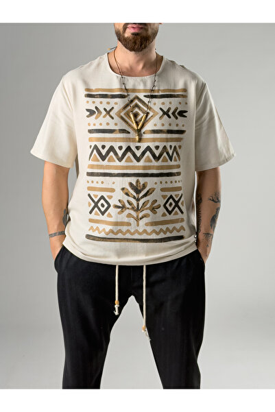 COCOPELLI Ethnic Design Men's T-Shirt Coc2853