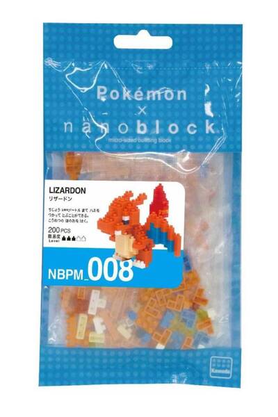 Bandai Namco Bandai Nanoblock Pokemon Charizard Building Block (NBPM008)