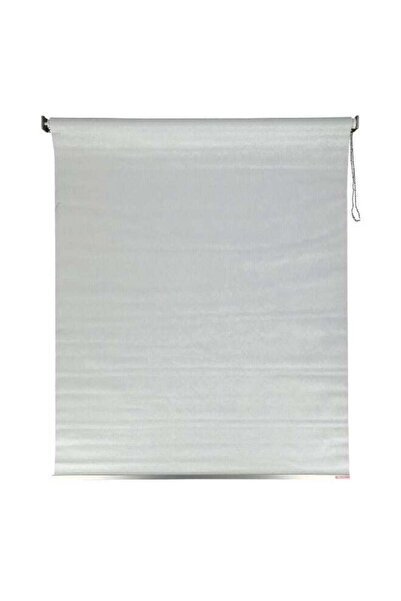 micasa High Quality Jacquard Blackout Roller Window Blind White 200 x 200 cm