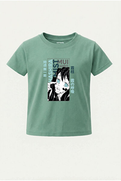 nirvoda Tricou pentru copii Hashira Demon Slayer Tricou imprimat pentru copii