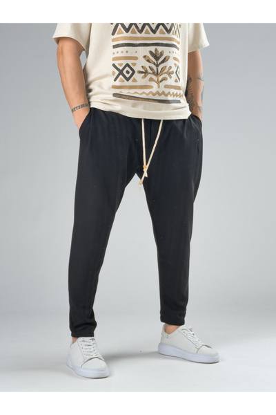 COCOPELLI Pantaloni pentru bărbați Black Carrot COC2864