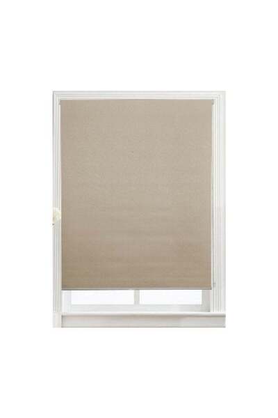 micasa ستائر رول مستطيلة الشكل من قماش جاكار، لون بيج، 180 × 240 سم