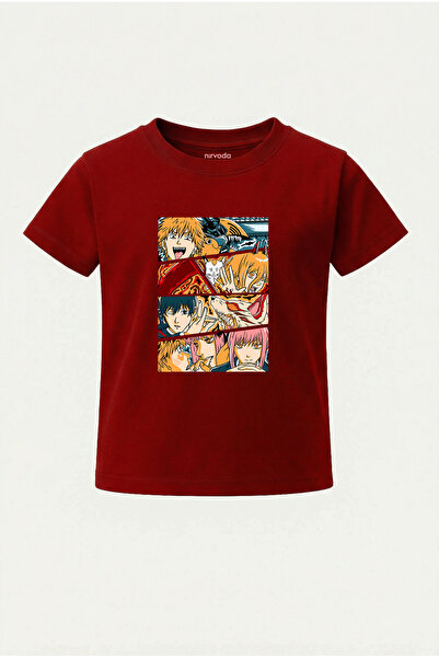 nirvoda Детска тениска Hunters Chainsaw Man Детска тениска с принт