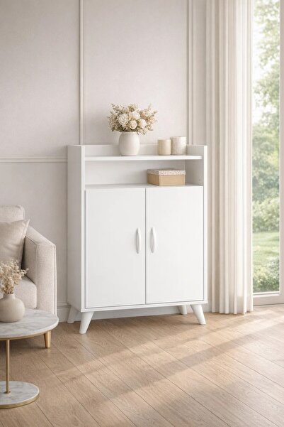 Modalife Manila Çok Amaçlı Dolap - Beyaz