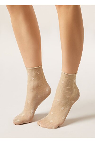 Calzedonia Thin Socks with Glitter and Hearts