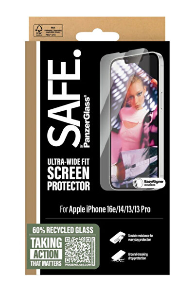 Panzer Glass Protecție de ecran SAFE by PanzerGlass pentru iPhone 16e - 14 - ...